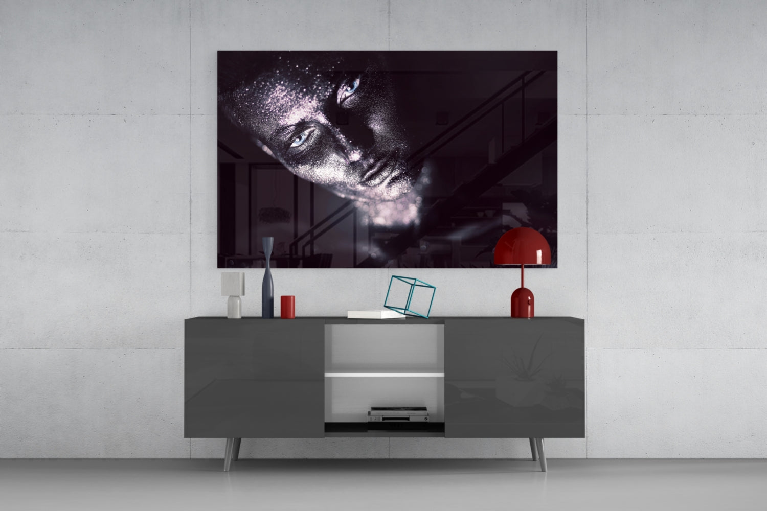 Woman Glass Wall Art