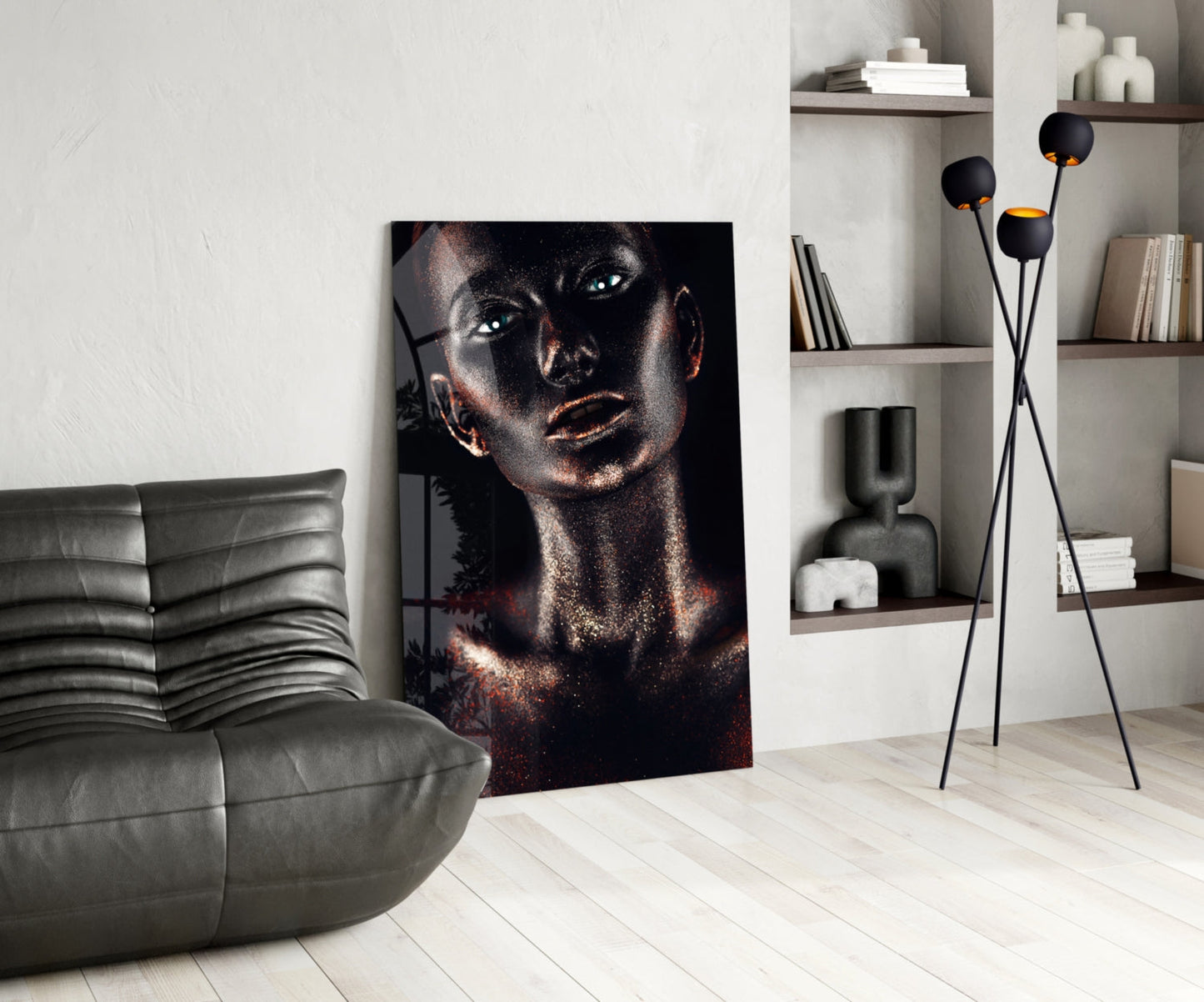 Woman Glass Wall Art