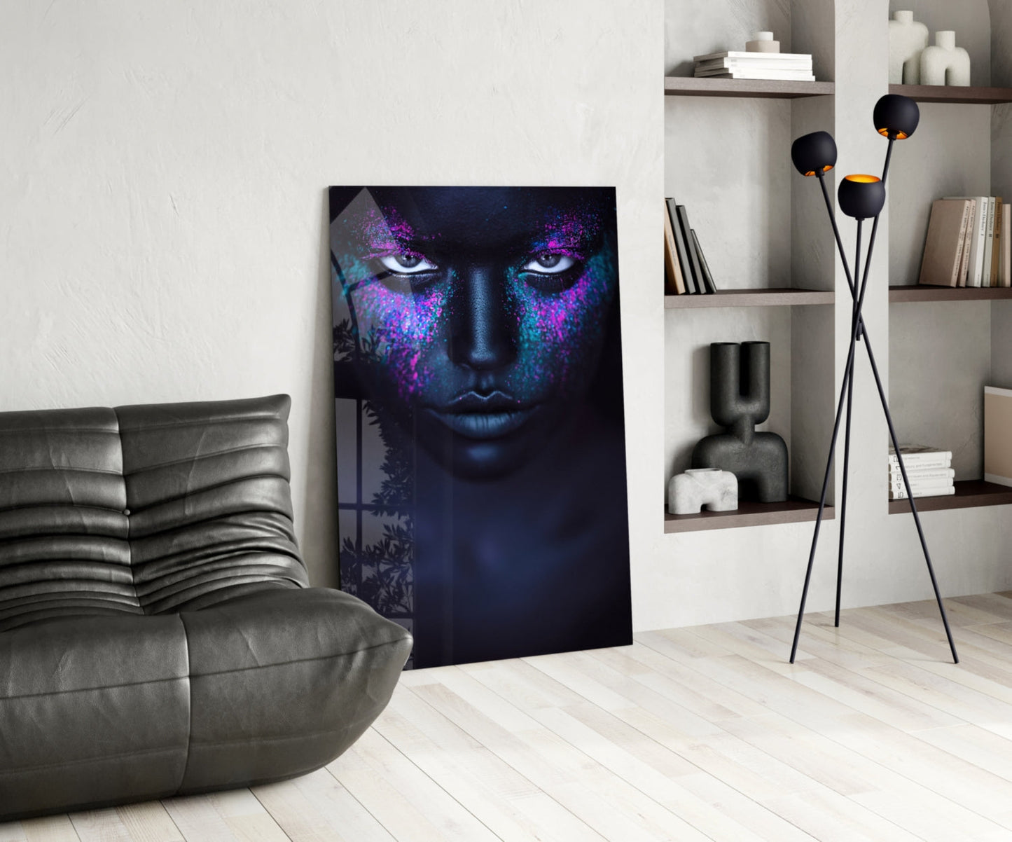 Woman Glass Wall Art