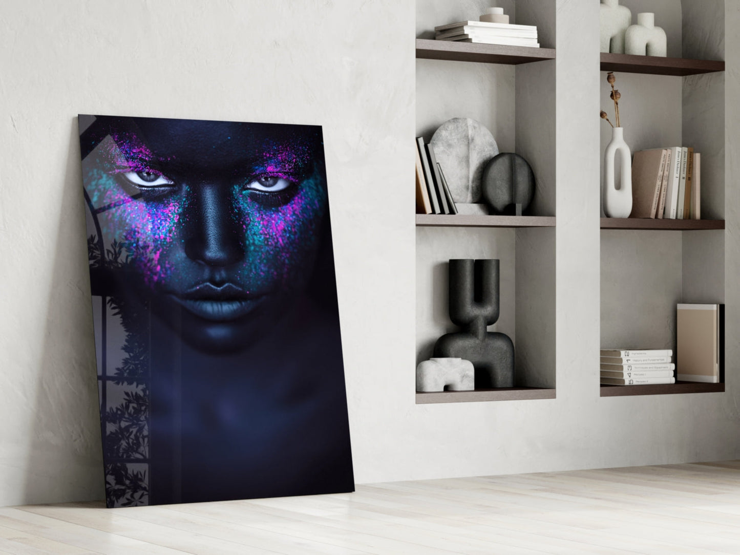 Woman Glass Wall Art
