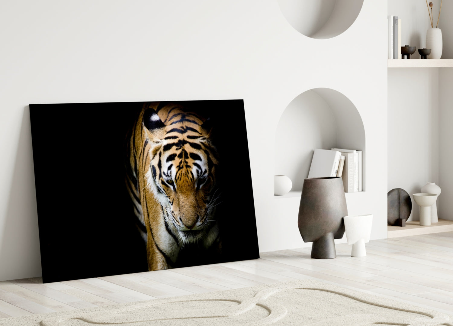 Tiger Glass Wall Art