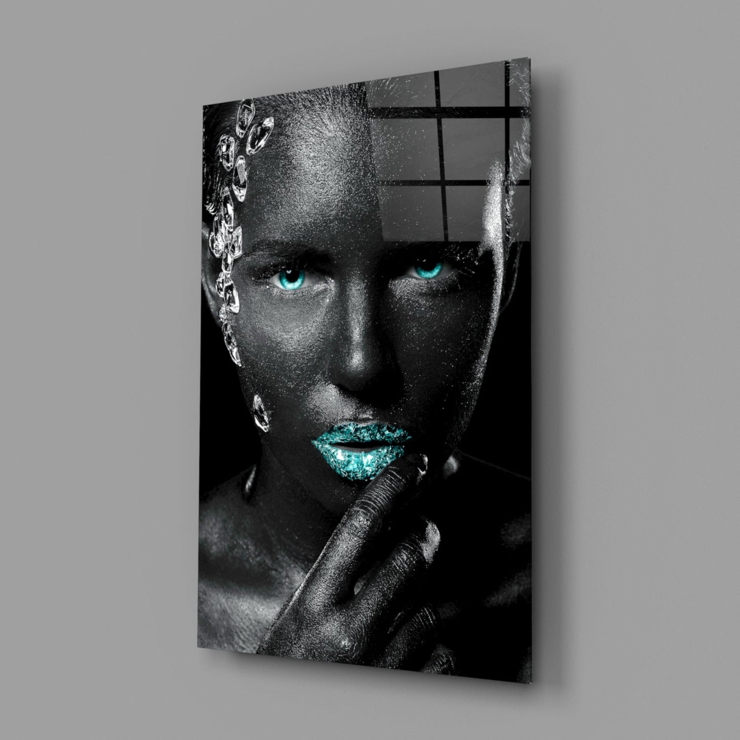 Woman Glass Wall Art