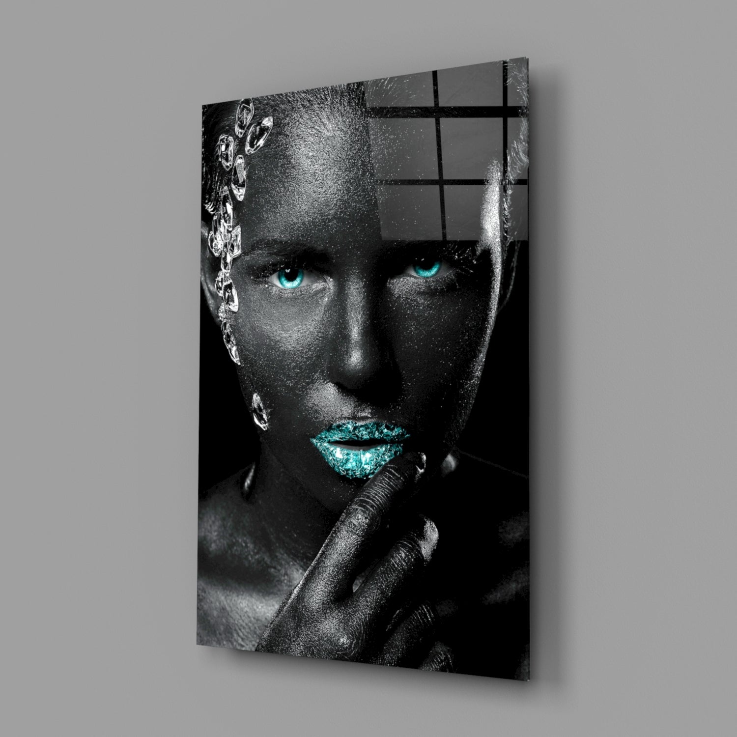 Woman Glass Wall Art