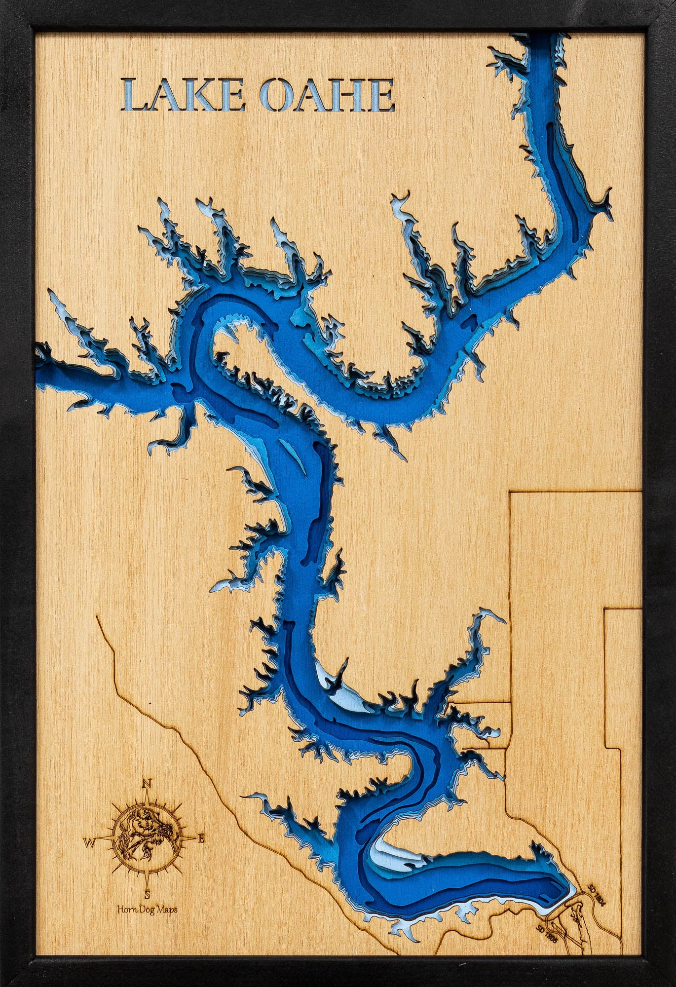 Lake Oahe in North and South Dakota