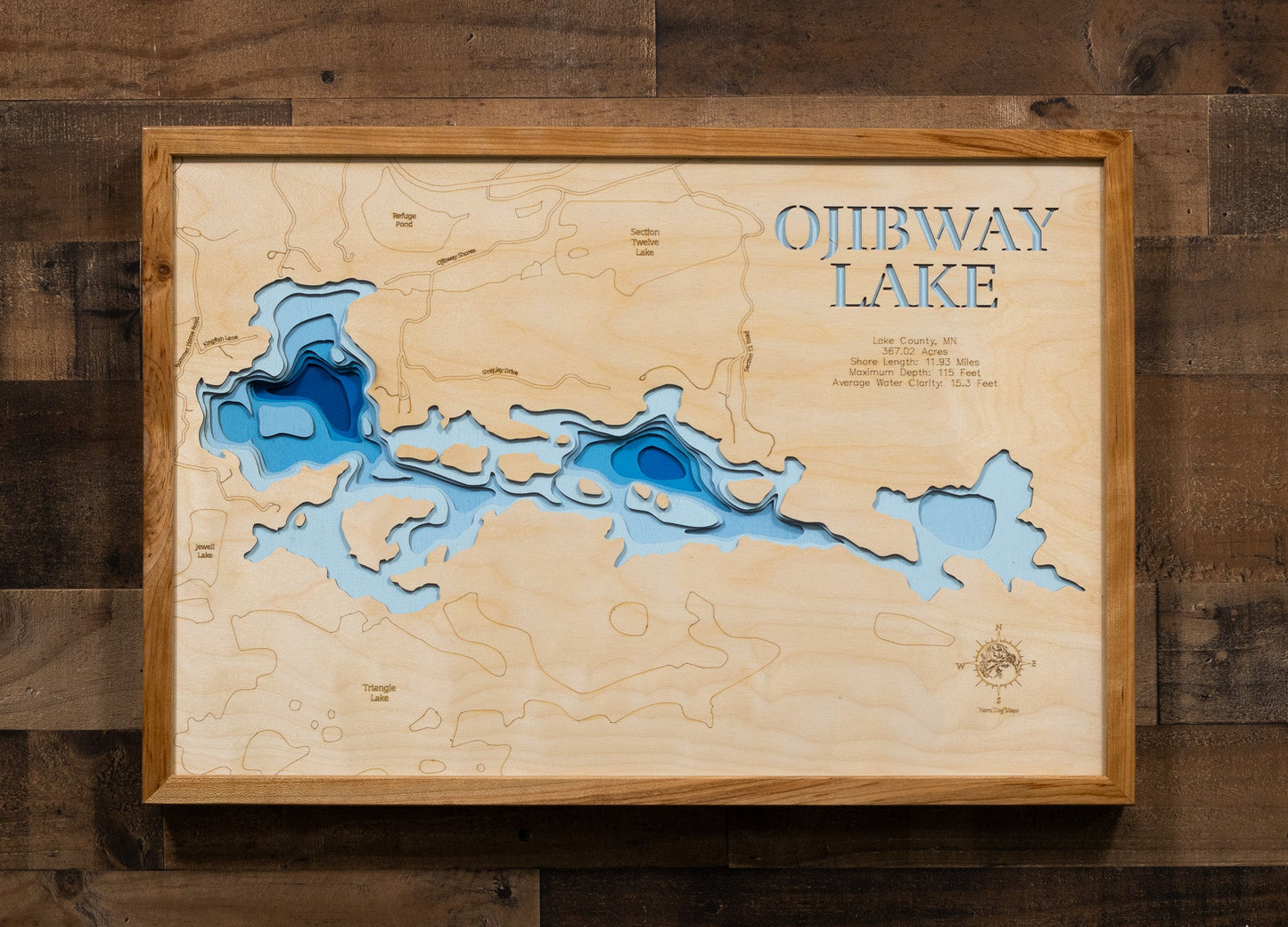 Ojibway Lake in Lake County, Minnesota