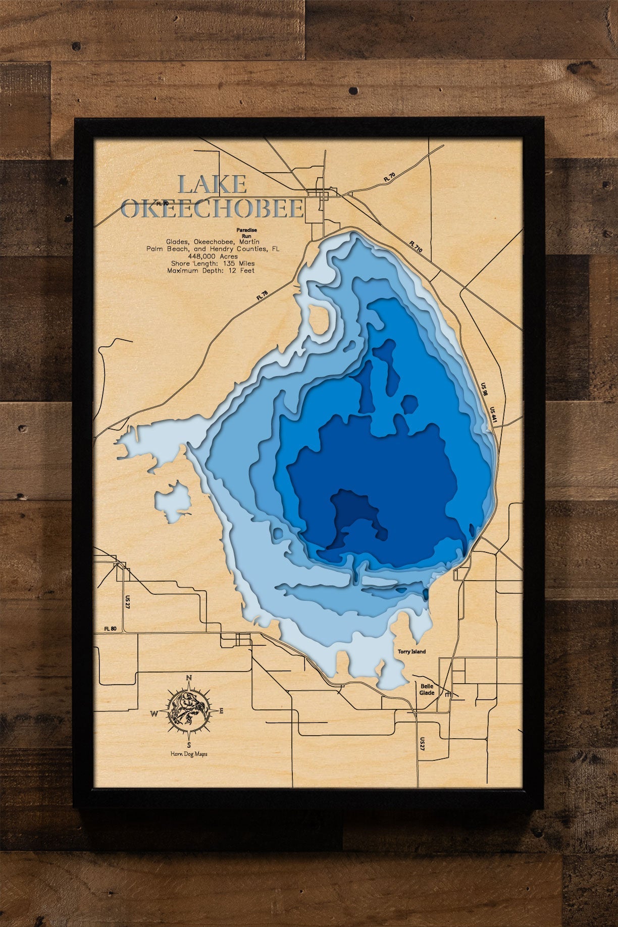 Okeechobee Lake in Unknown County, Florida