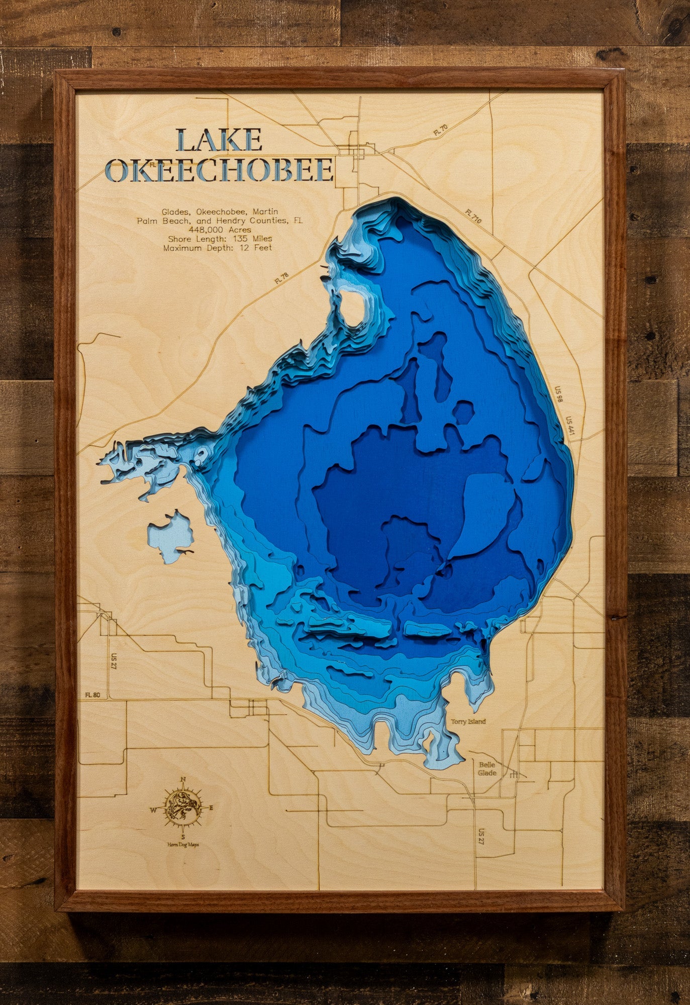 Okeechobee Lake in Unknown County, Florida
