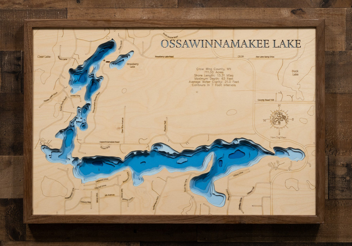 Ossawinnamakee Lake in Crow Wing County, Minnesota