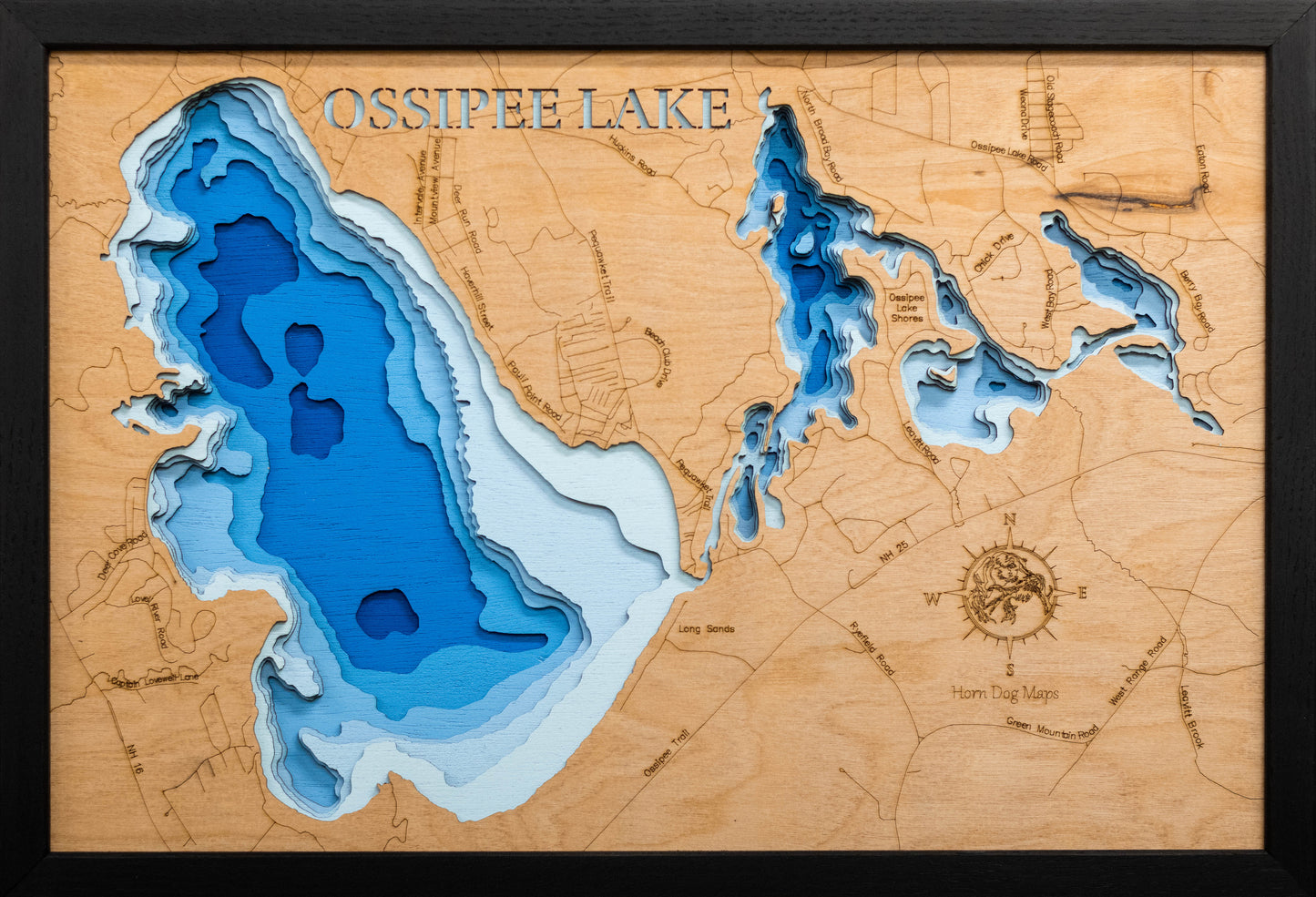 Ossipee Lake in Carroll County, New Hampshire