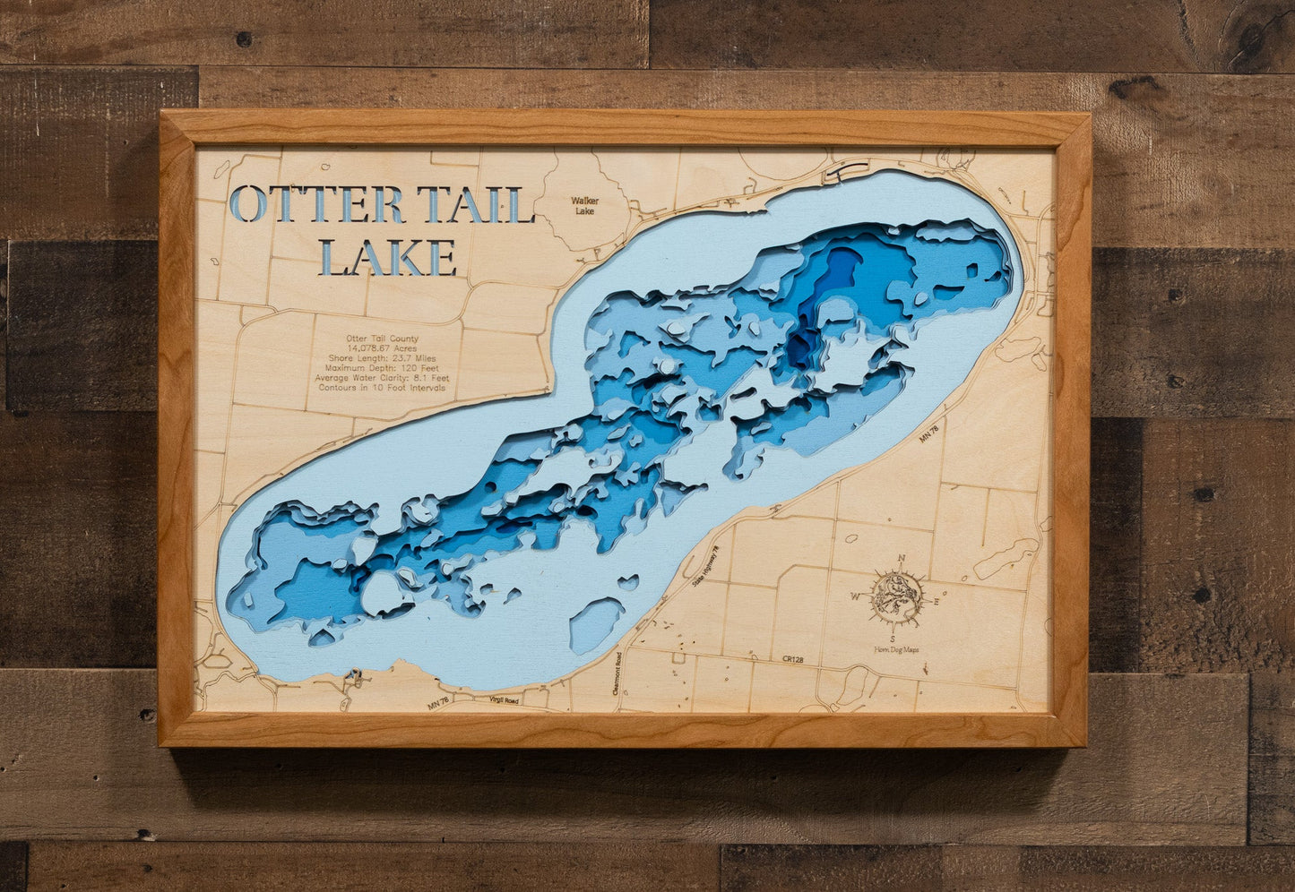 Otter Tail Lake in Otter Tail County, Minnesota