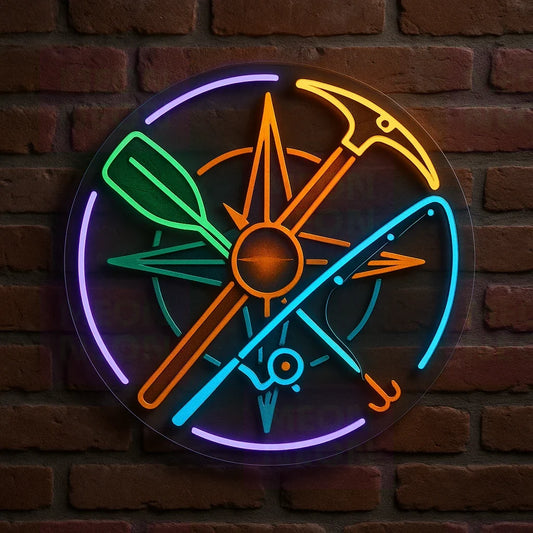 Outdoor Idaho Adventure LED Neon Sign