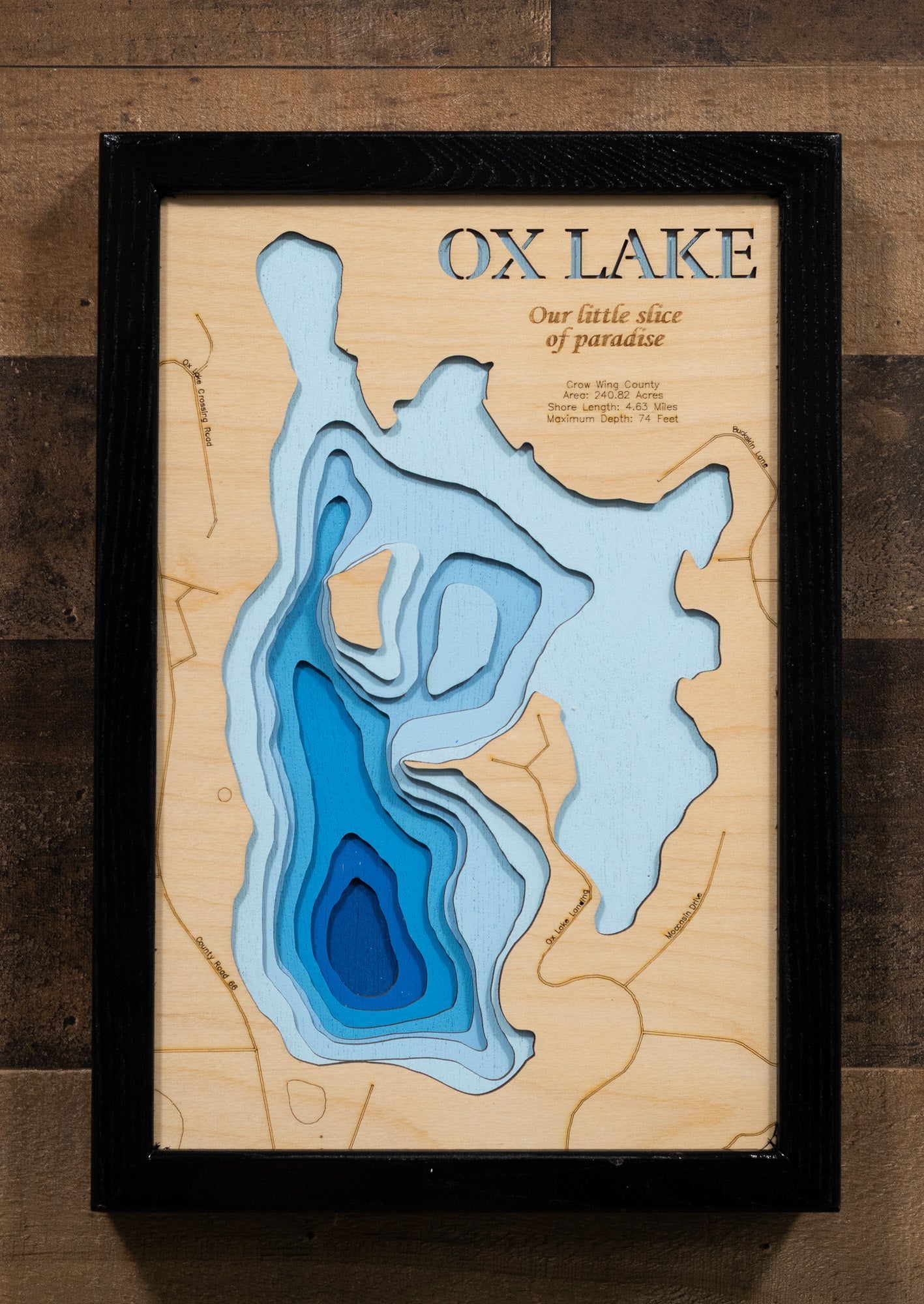Ox Lake in Crow Wing County, Minnesota