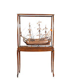 Floor Display Case- Classic Light Brown