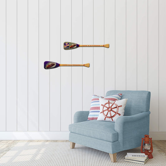 Red, White, and Blue Boaters: Personalized - Paddles & Oars