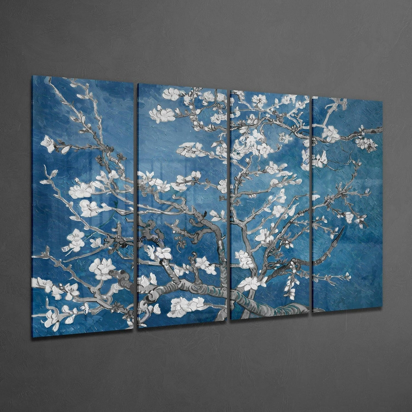 Sakura 4 Pieces Mega Glass Wall Art (59"x36")