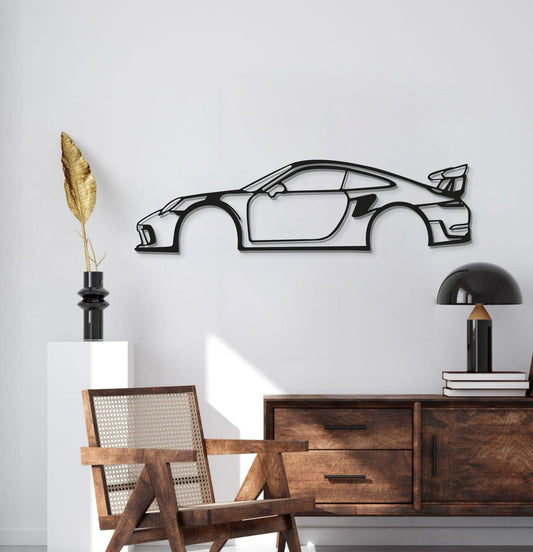 911 GT3 RS Metal Car Wall Art - MT0857