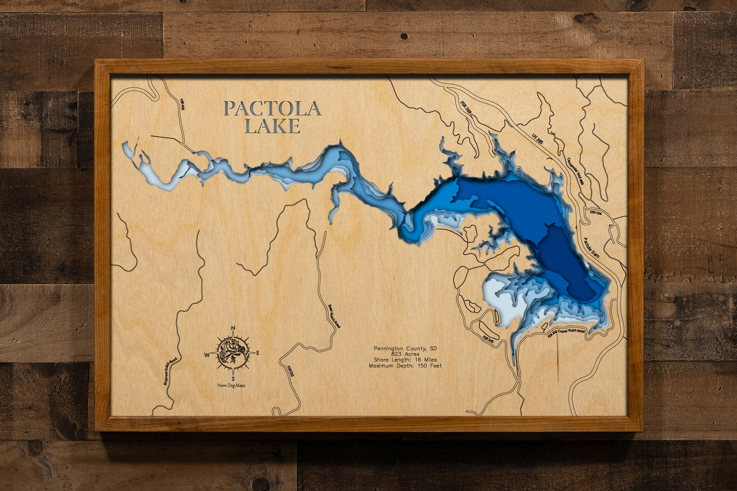 Pactola Lake in Pennington County, South Dakota