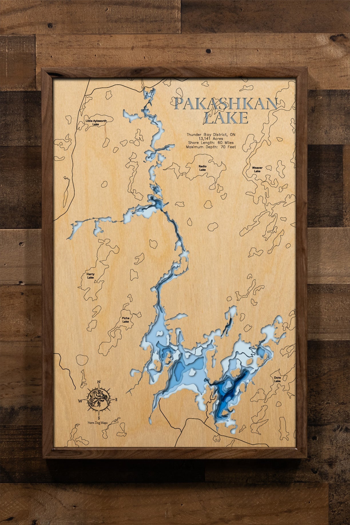 Pakashkan Lake in Thunder Bay District, Ontario
