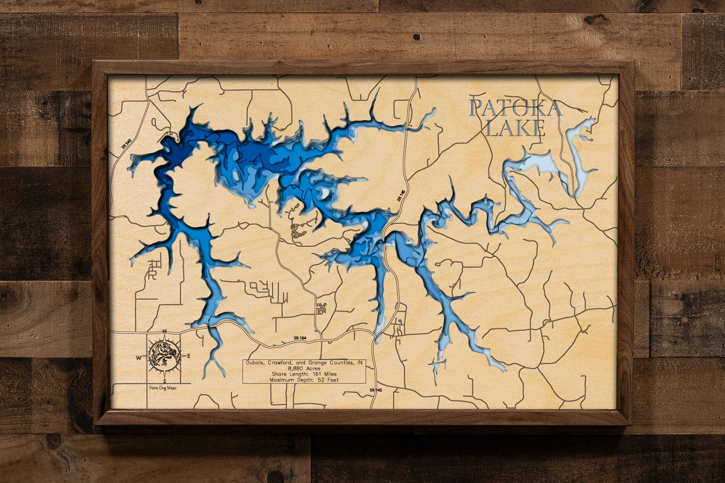 Patoka Lake in Dubois, Crawford, and Orange Counties, Indiana