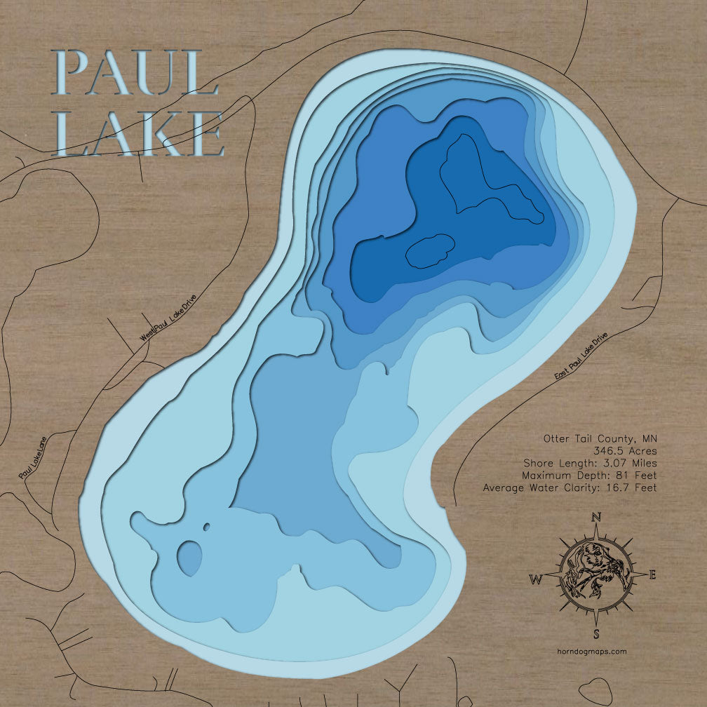 Paul Lake in Otter Tail County, Minnesota