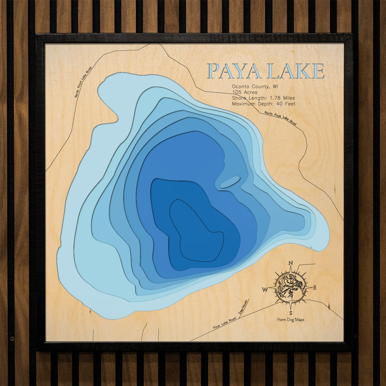 Paya Lake in Oconto County, Wisconsin