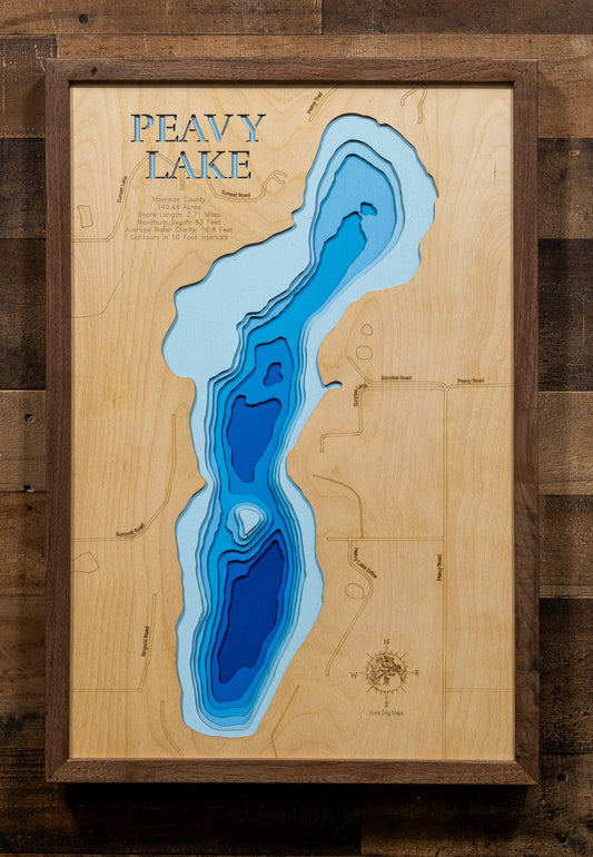Peavy Lake in Morrison County, Minnesota