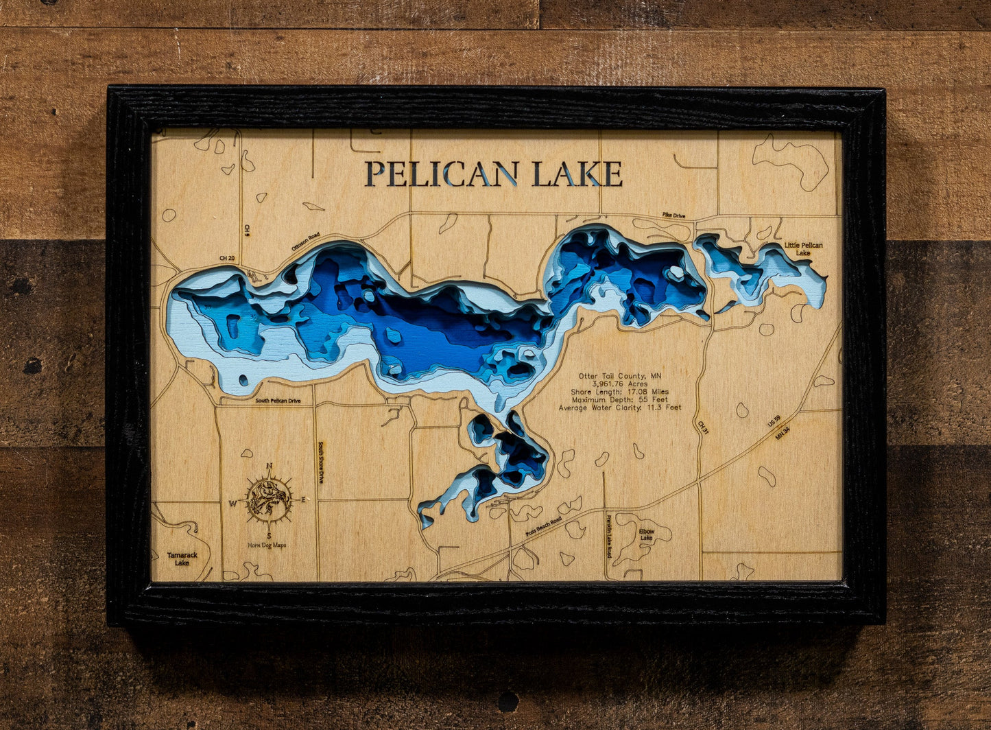 Pelican Lake in Otter Tail County, Minnesota