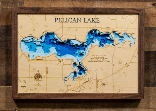 Pelican Lake in Otter Tail County, Minnesota
