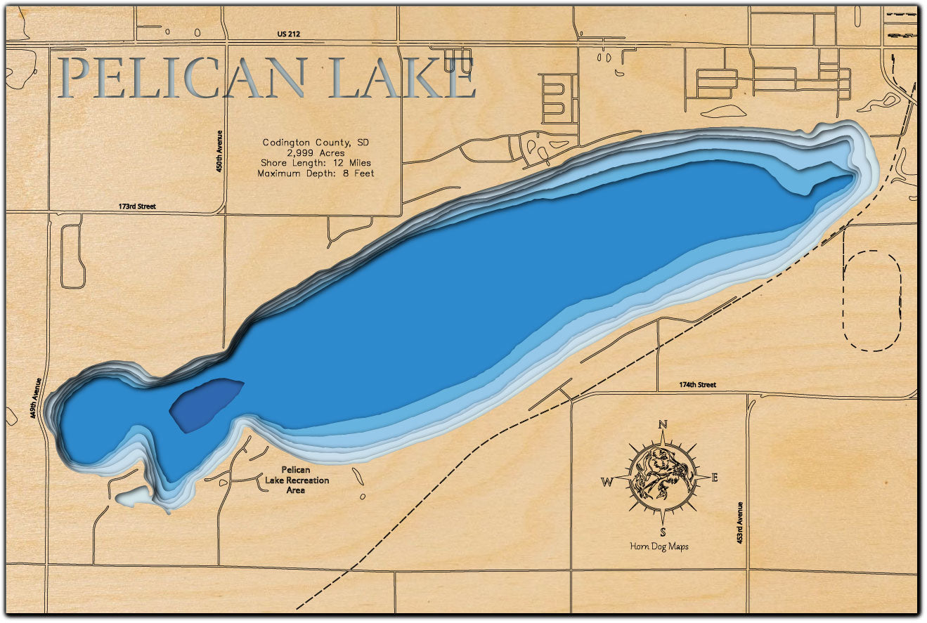 Pelican Lake in Codington County, South Dakota