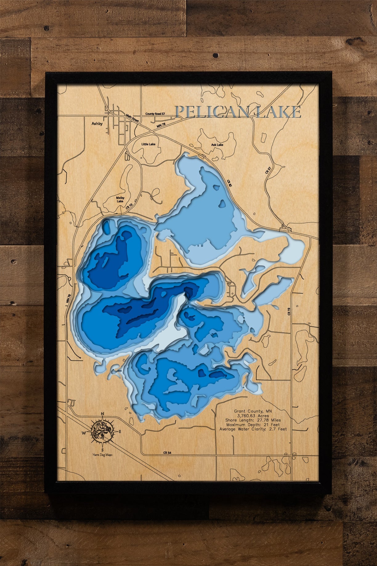 Pelican Lake in Grant County, Minnesota