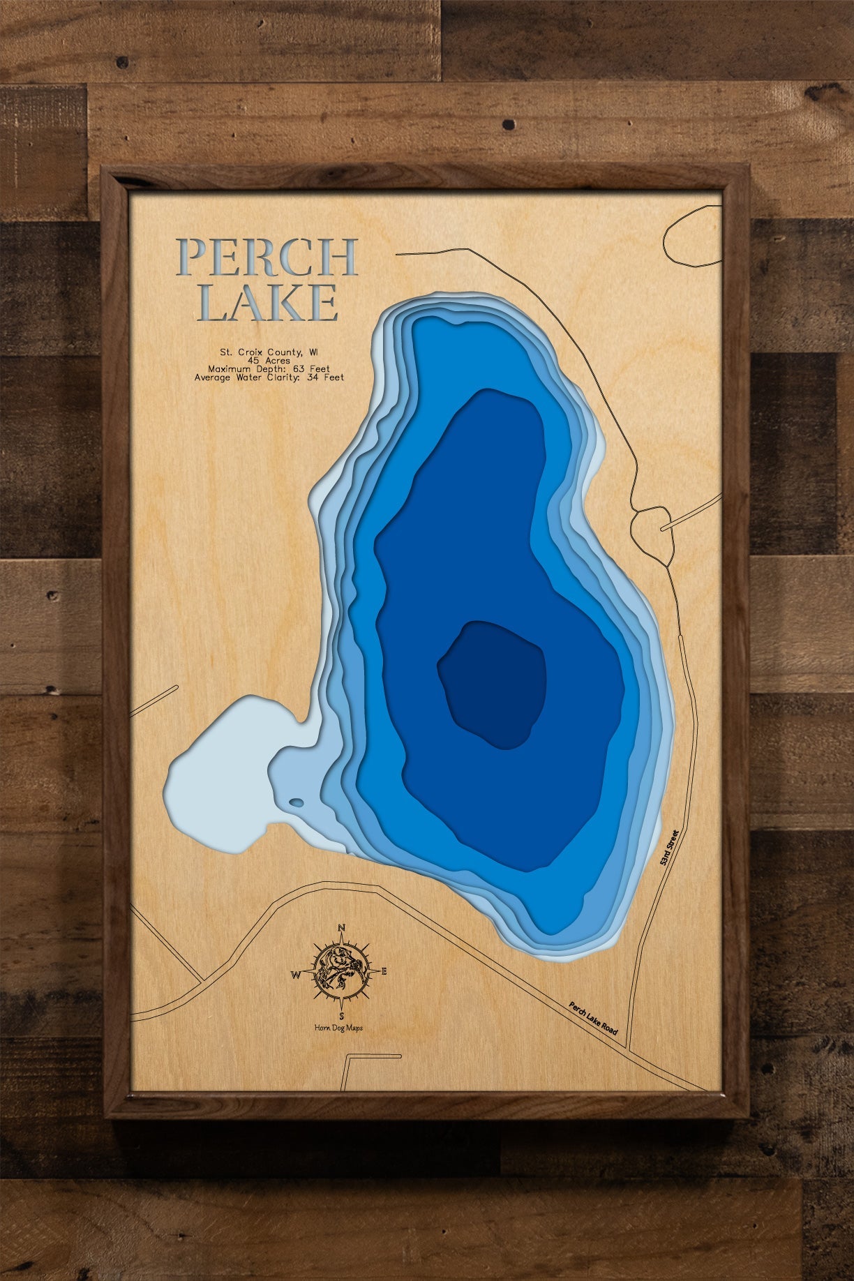 Perch Lake in St. Croix County, Wisconsin