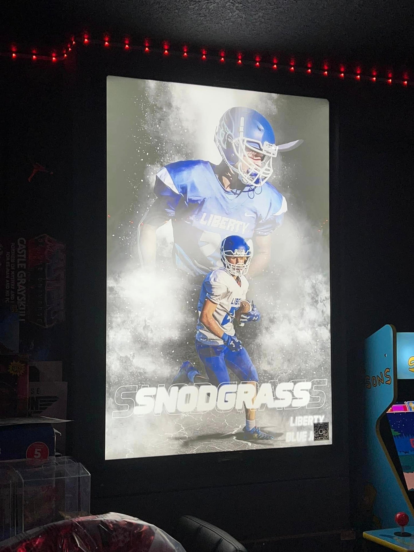 3-PACK Glowbox "World Famous" LED Poster Frames
