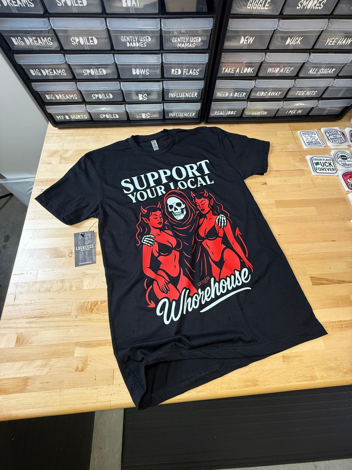 Support Your Local Brothel Tee
