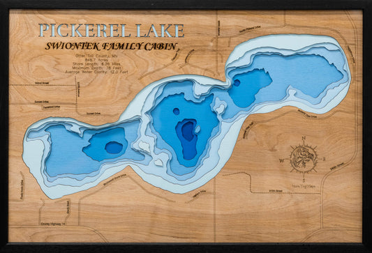 Pickerel Lake in Otter Tail County, Minnesota