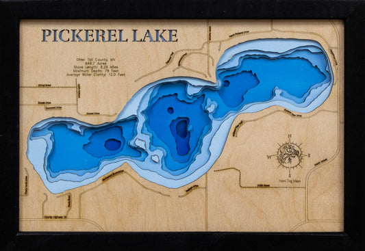 Pickerel Lake in Otter Tail County, Minnesota