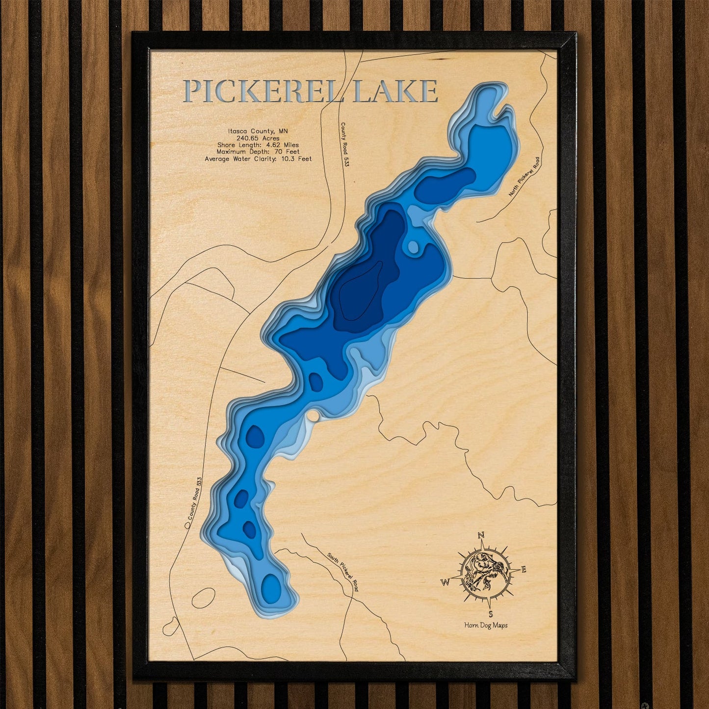 Pickerel Lake in Itasca County, Minnesota