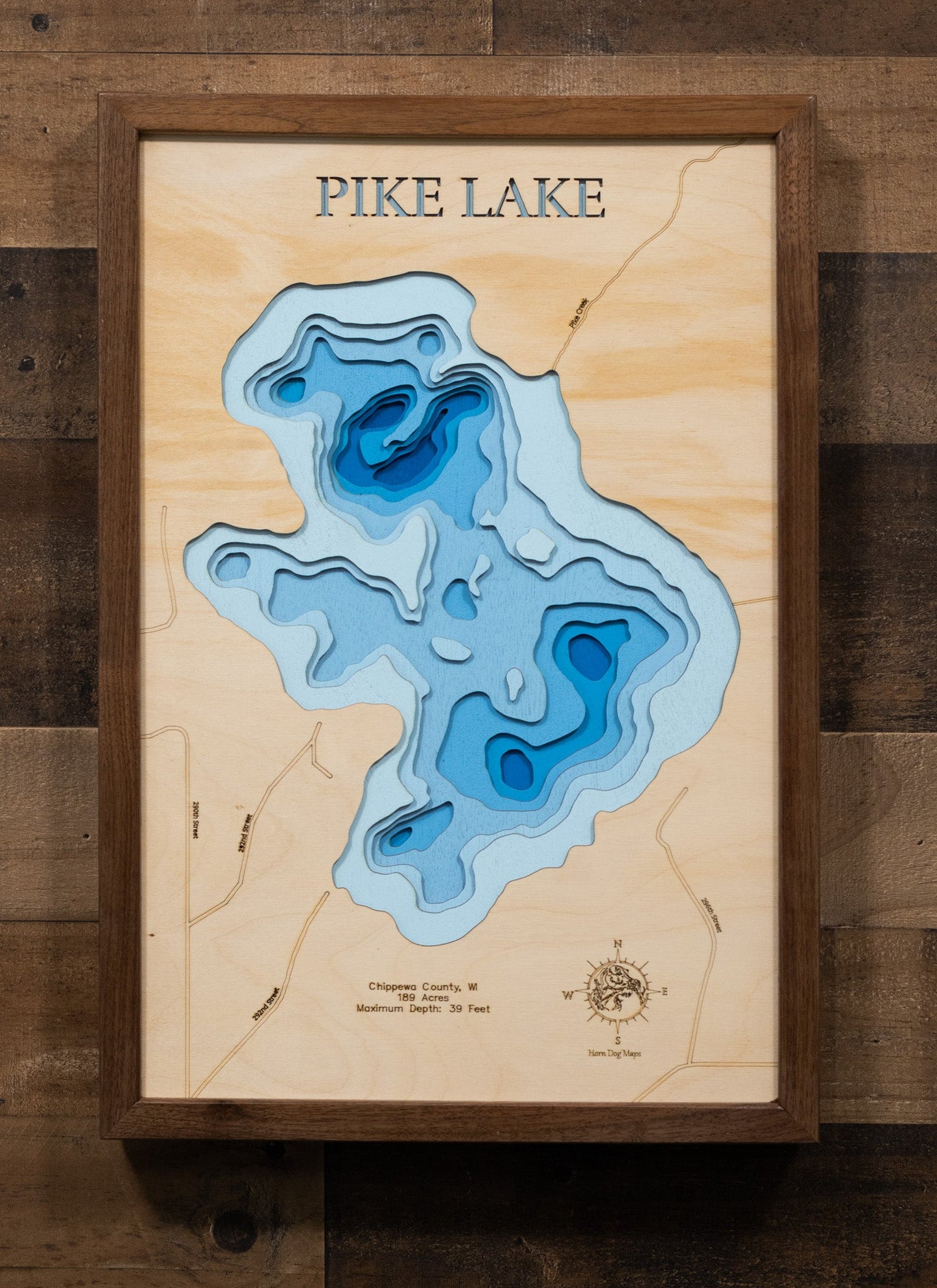 Pike Lake in Chippewa County, Wisconsin