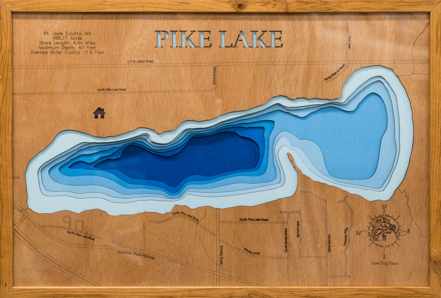 Pike Lake in St. Louis County, Minnesota