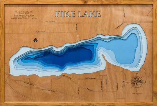 Pike Lake in St. Louis County, Minnesota