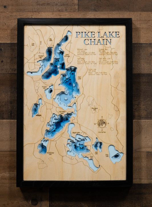 Pike Lake Chain in Bayfield County, Wisconsin