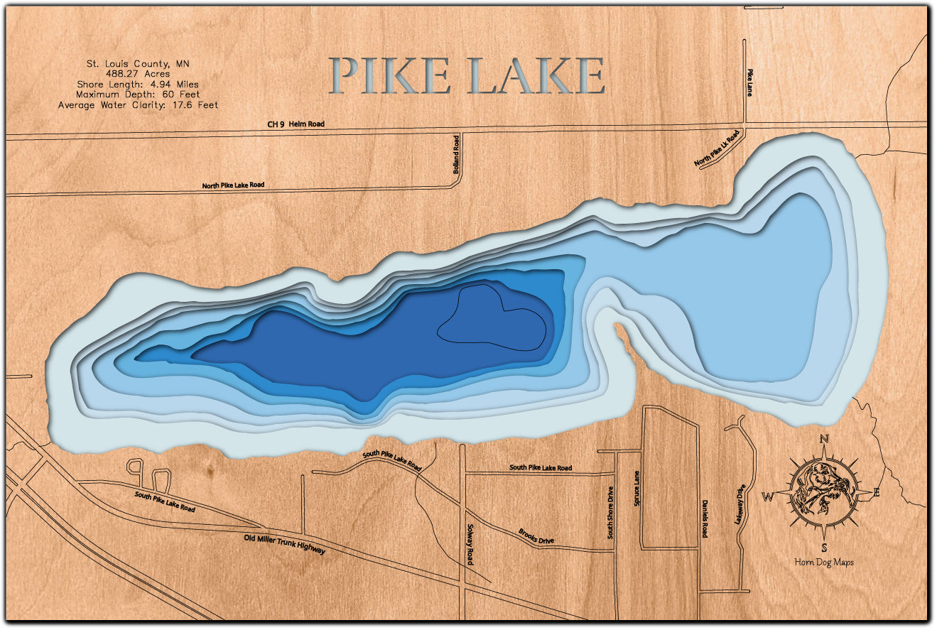 Pike Lake in St. Louis County, Minnesota