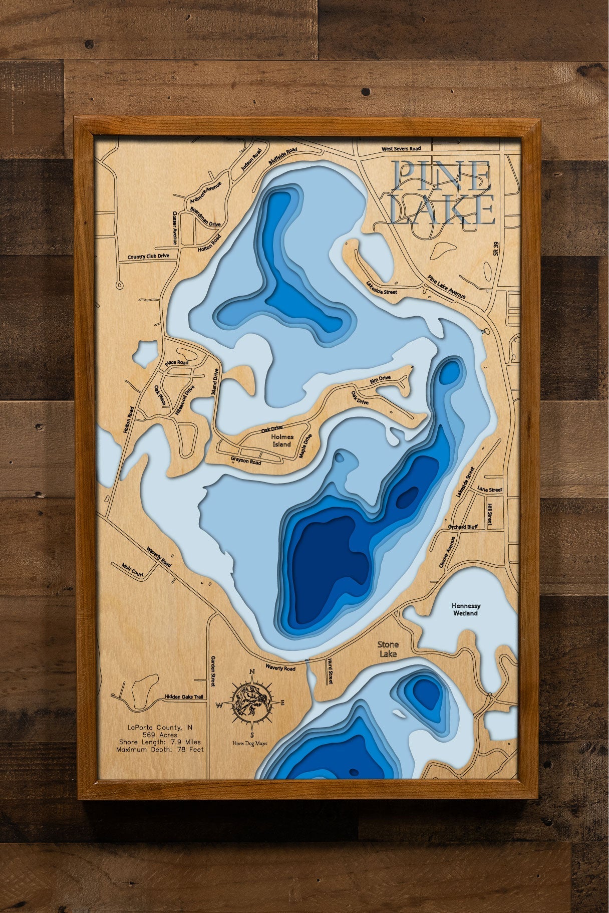 Pine Lake in LaPorte County, Indiana