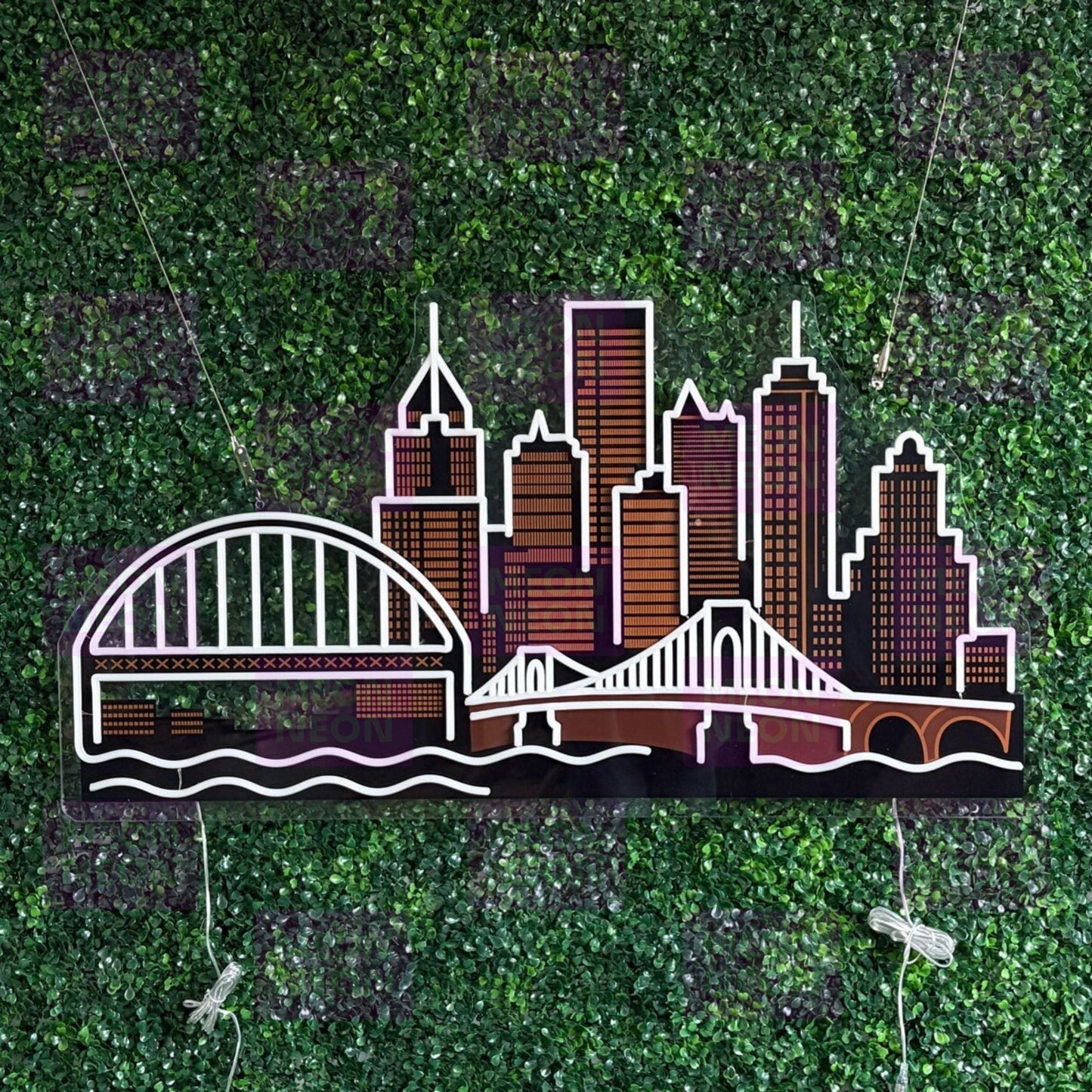 Pittsburgh Skyline LED Neon Sign