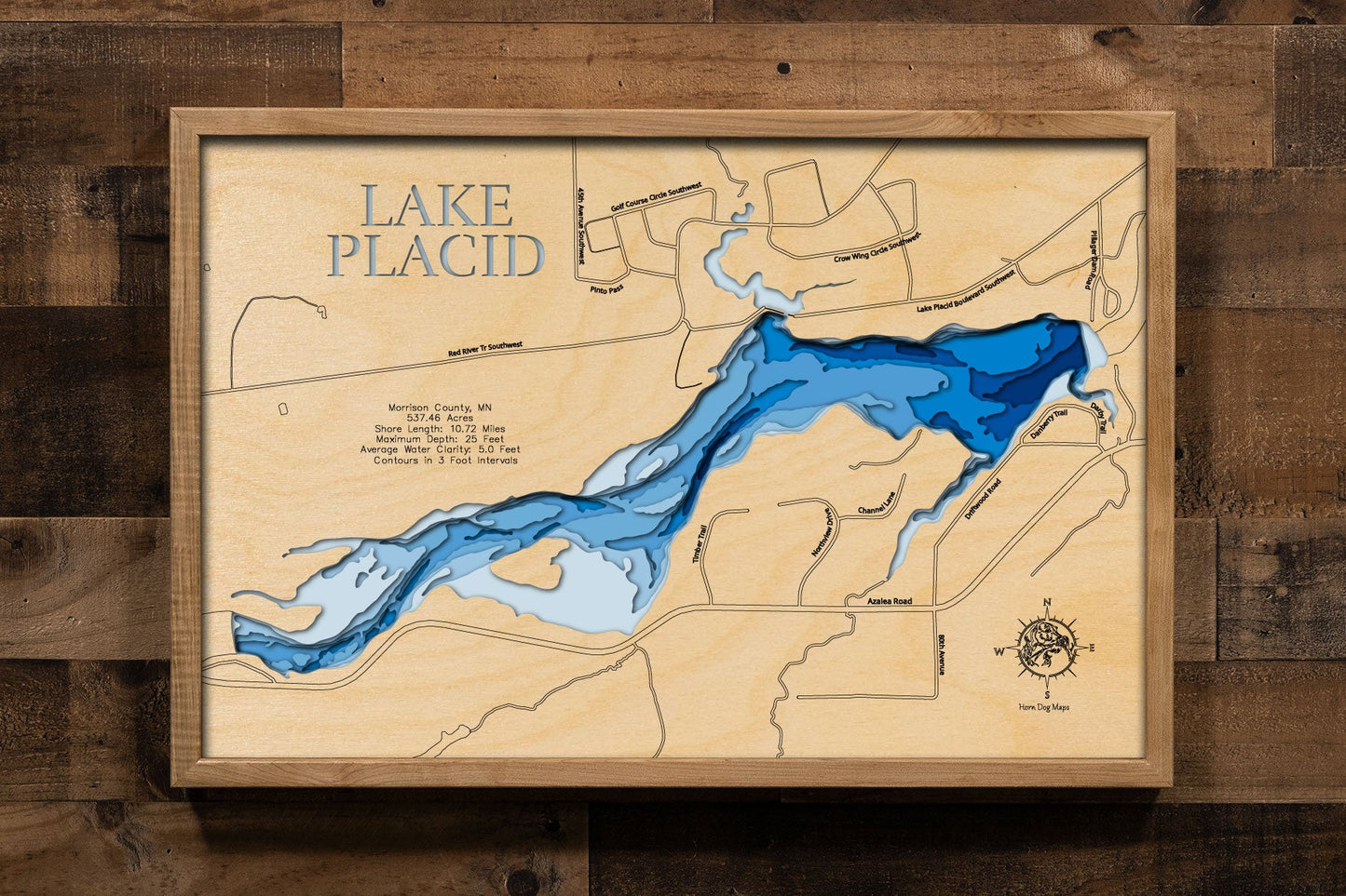 Lake Placid in Morrison County, Minnesota
