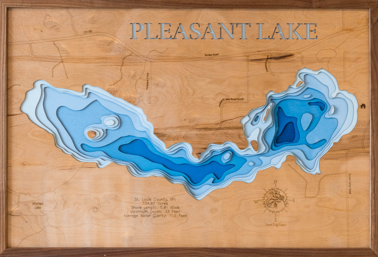 Pleasant Lake in St. Louis County, Minnesota