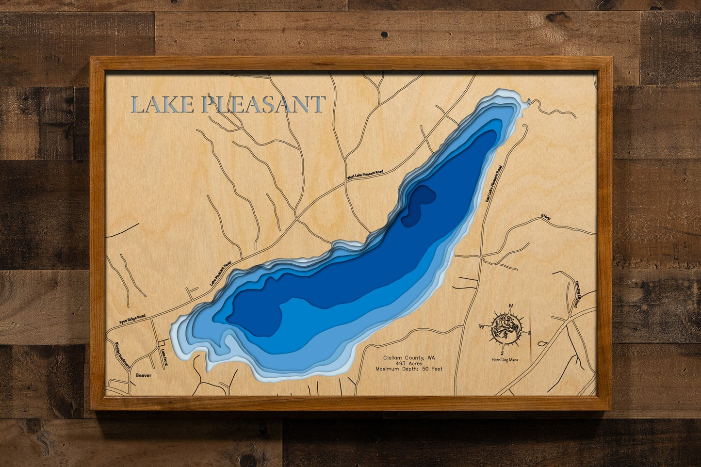 Lake Pleasant in Clallam County, Washington