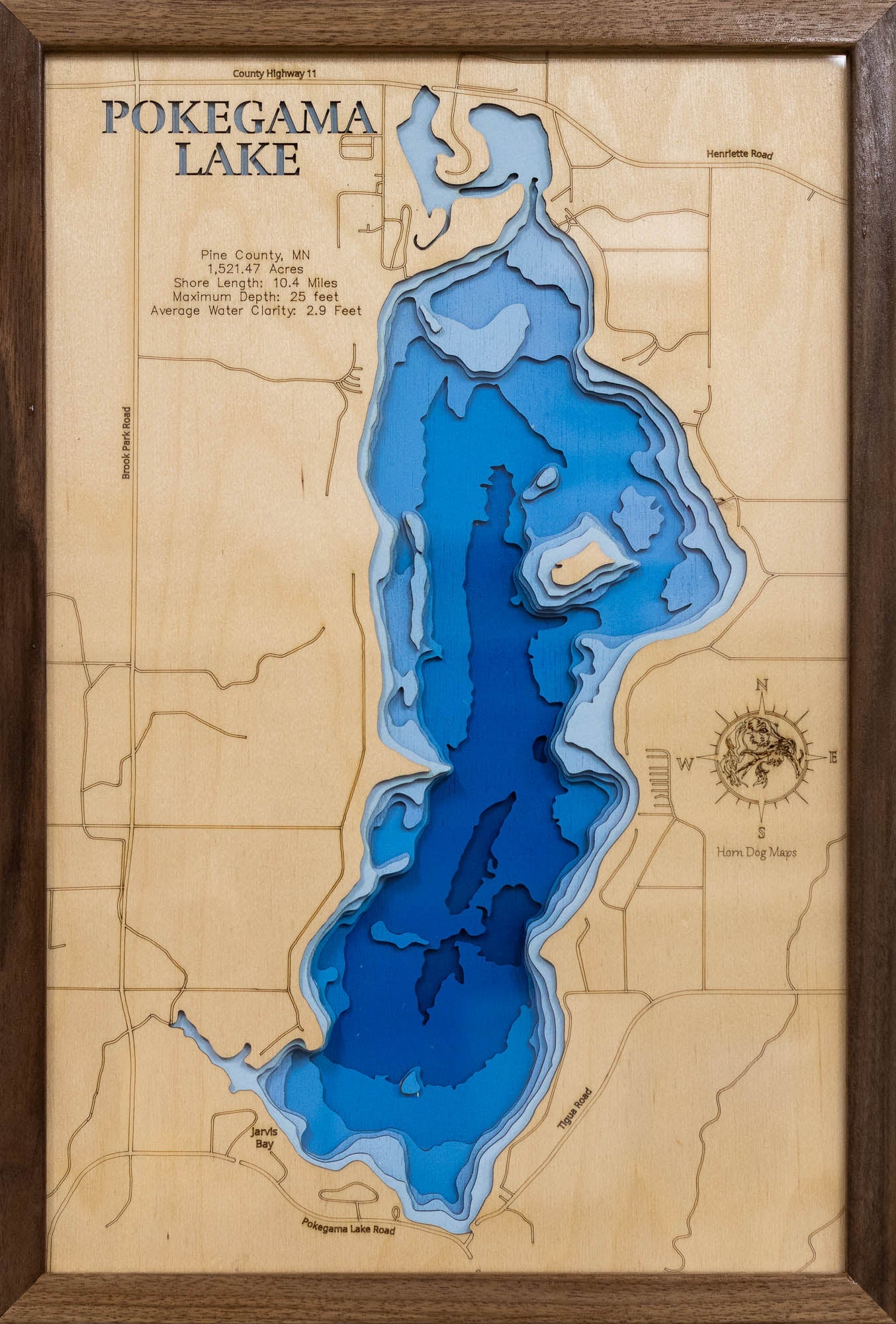 Pokegama Lake in Pine County, Minnesota