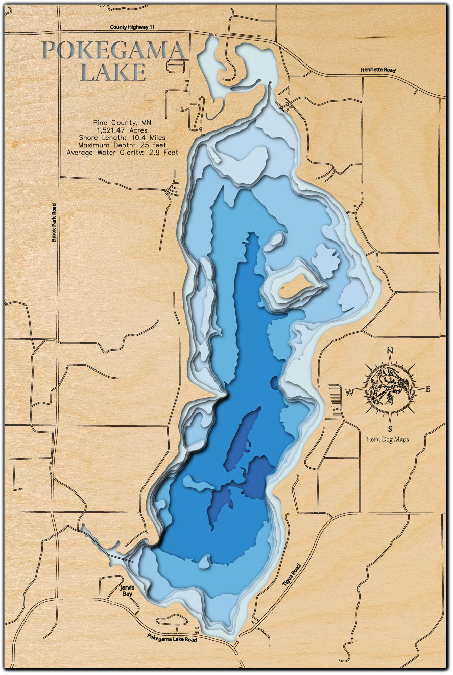 Pokegama Lake in Pine County, Minnesota