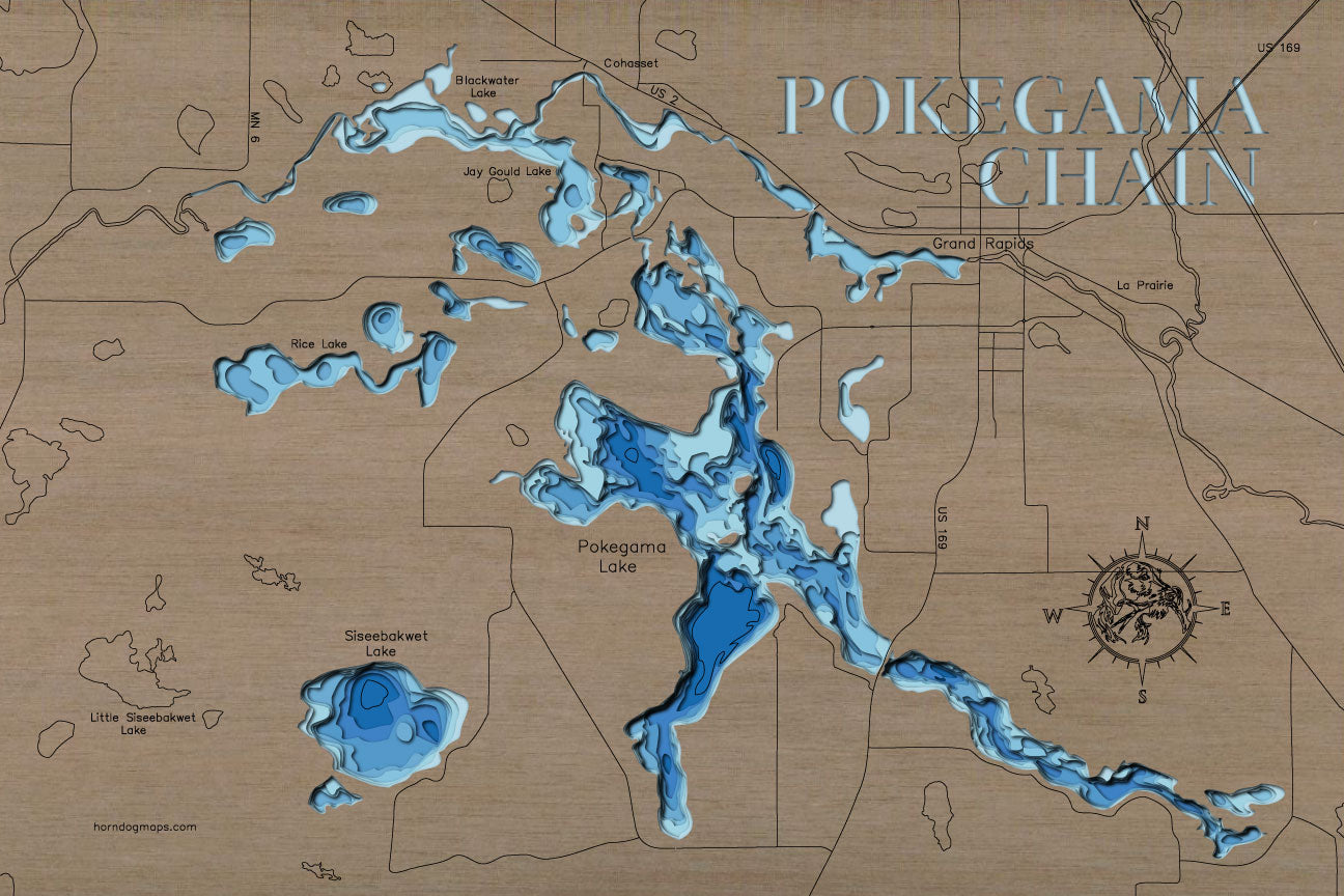 Pokegama Chain in Itasca County, Minnesota