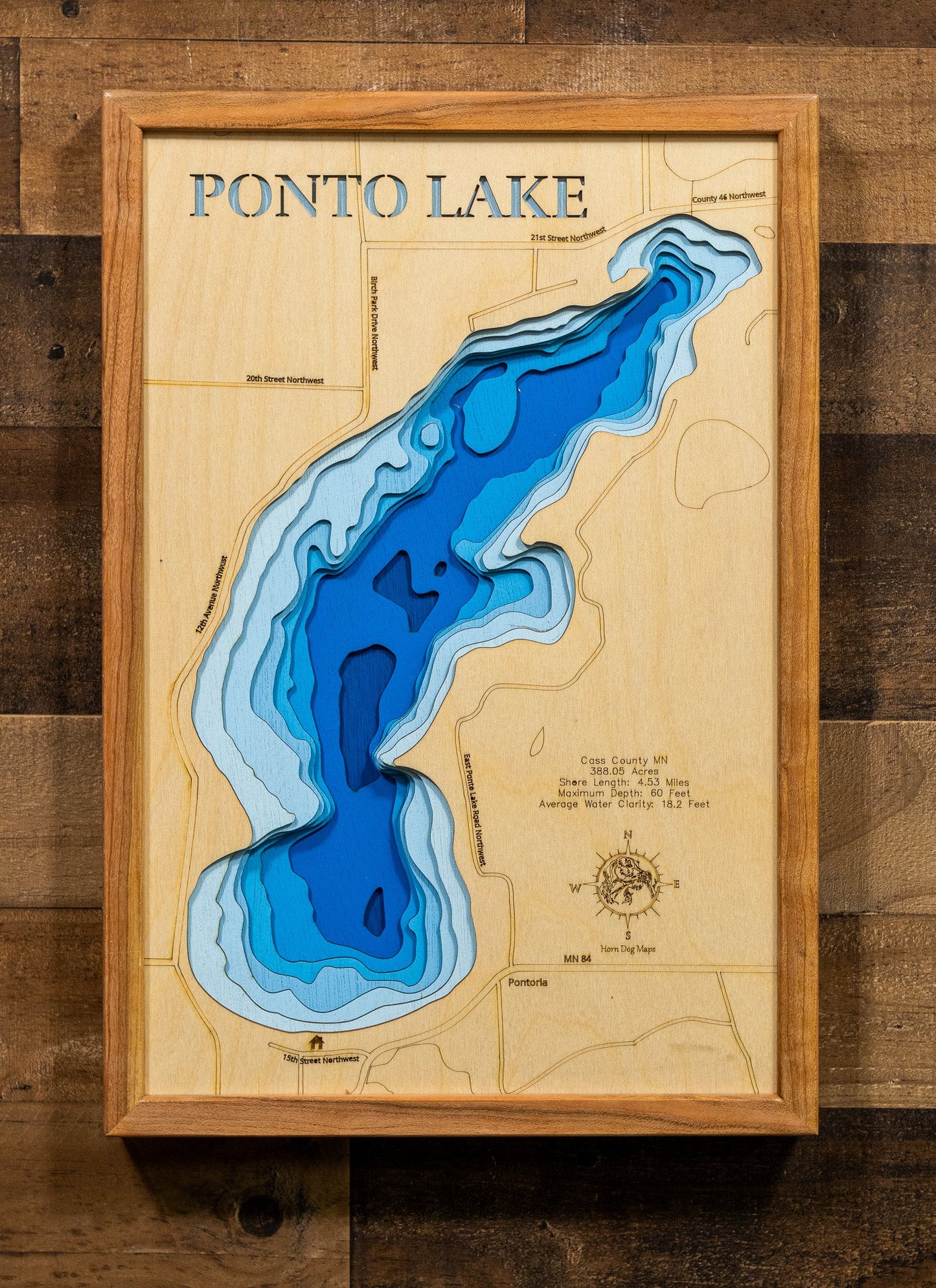 Ponto Lake in Cass County, Minnesota